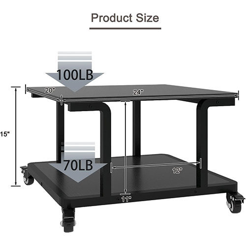 Natwind 2 Tier Laser Printer Stand