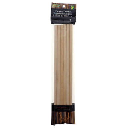 Crafts Wooden Dowels, 1/4", 3/8", 3/16"