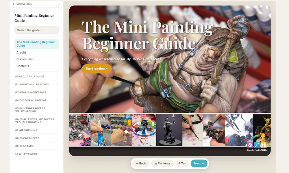 Mini Painting Beginner Guide